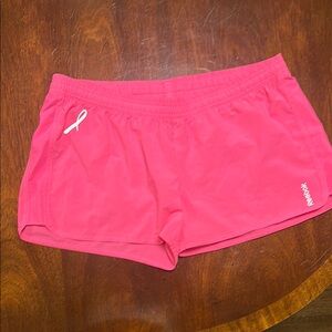 Reebok Pink Athletic Shorts Lightweight Performance